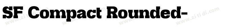 SF Compact Rounded字体转换